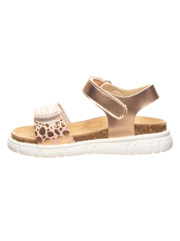 billowy Sandalen in Roségold