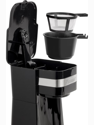bESTRON Thermo-koffiemachine "Breakfast Club" zwart/zilverkleurig - 420 ml