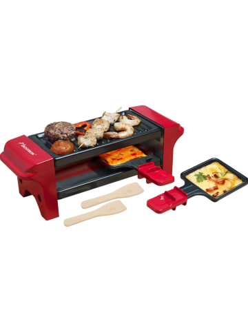 bESTRON Raclette "Funcooking" in Rot/ Schwarz