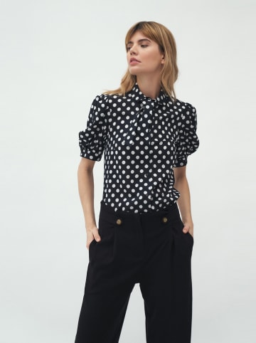Nife Blouse zwart/wit
