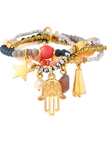 LA CHIQUITA Vergold. Armband "Esahoar" mit Schmuckelementen