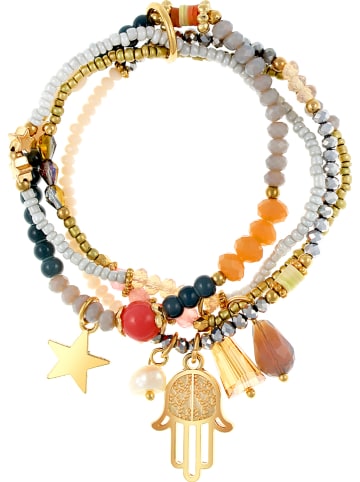 LA CHIQUITA Vergold. Armband "Esahoar" mit Schmuckelementen