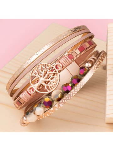 LA CHIQUITA Rosévergulde armband "Natura foresta"