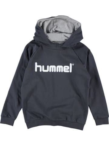 Hummel Hoodie "Logo" in Dunkelgrau