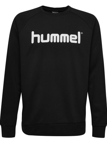 Hummel Sweatshirt "Logo" in Schwarz