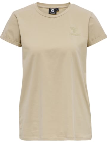 Hummel Koszulka "Isobella" w kolorze beżowym