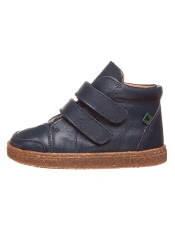 El Naturalista Leren sneakers "Helmet" donkerblauw