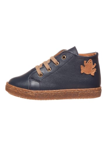 El Naturalista Skórzane sneakersy w kolorze granatowym