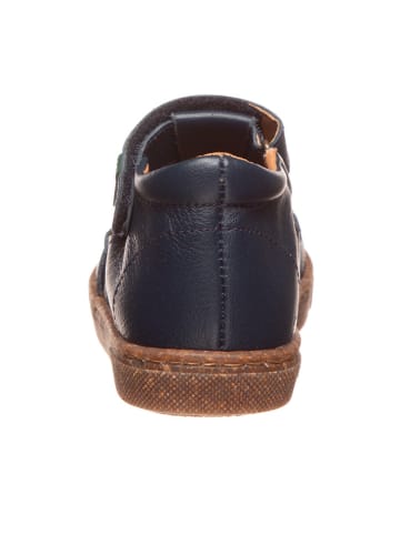 El Naturalista Leder-Halbsandalen in Dunkelblau