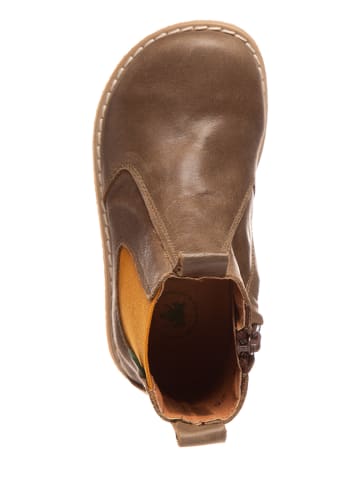 El Naturalista Leder-Chelsea-Boots in Khaki