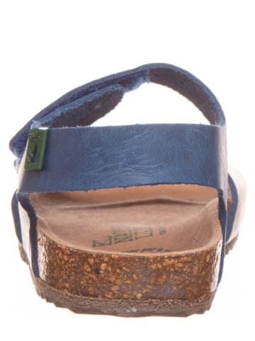 El Naturalista Leren sandalen donkerblauw
