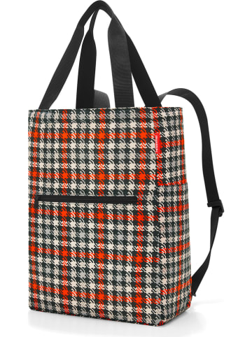 Reisenthel Shopper bag "Mini Maxi" w kolorze czarno-kremowo-czerwonym- 30,5 x 41 x 15,5 cm