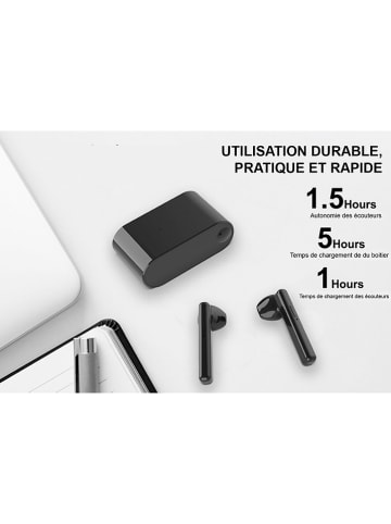 SmartCase Bluetooth-In-Ear-Kopfhörer in Schwarz