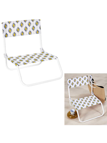 Garden Spirit Klappstuhl "Chaise" in Weiß - (B)52 x (H)37 x (T)50,5 cm