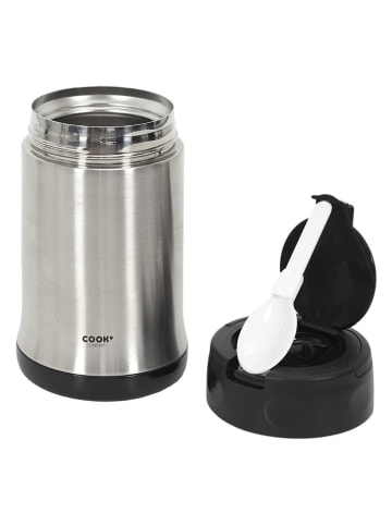 COOK CONCEPT Soepcontainer zilverkleurig - (H)16,9 cm - 500 ml
