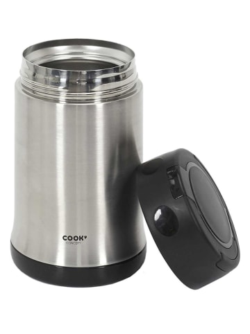 COOK CONCEPT Pojemnik w kolorze srebrnym na zupę - wys. 16,9 cm - 500 ml