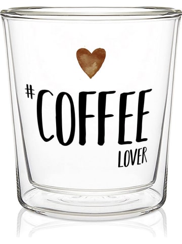 ppd Dubbelwandig glas "Coffee Lover" - 300 ml