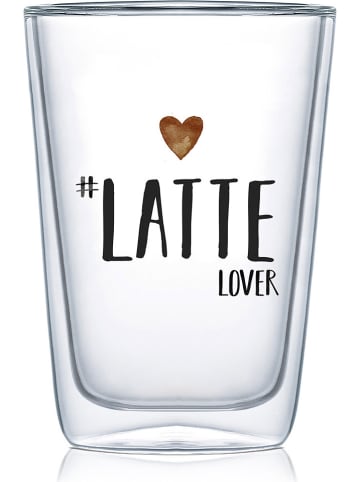ppd Doppelwandiges Glas "Latte Lover" - 400 ml