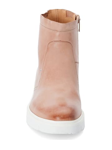 LLOYD Skórzane botki w kolorze jasnobrązowym