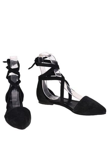 Lizza Shoes Leren ballerina's zwart