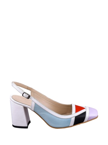 Lizza Shoes Leder-Pumps in Bunt