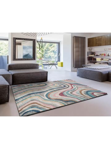 Moma Kurzflor-Teppich in Bunt