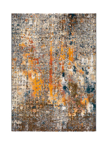Moma Kurzflor-Teppich in Beige/ Grau/ Bunt