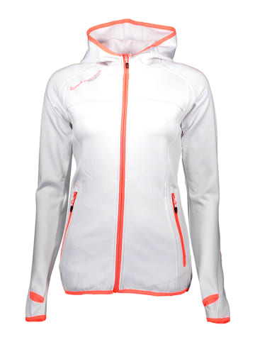 Peak Mountain Fleecejacke in Weiß
