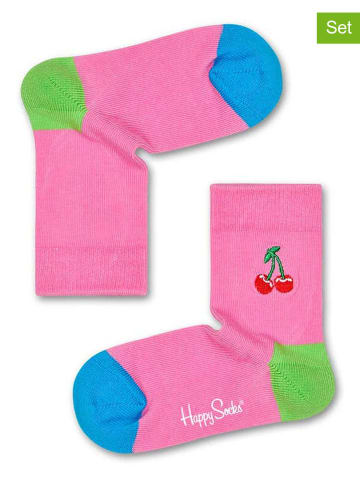 Happy Socks 2er-Set: Socken in Pink