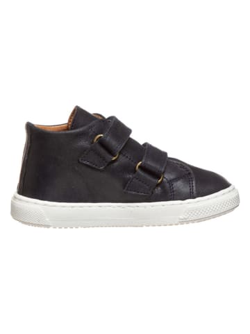 POM POM Skórzane sneakersy w kolorze granatowym