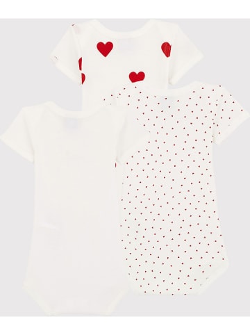 PETIT BATEAU 3-delige set: rompers wit