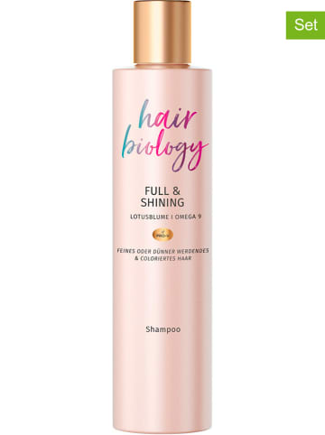Hair biology 2er-Set: Shampoos "Full & Shining", je 250 ml