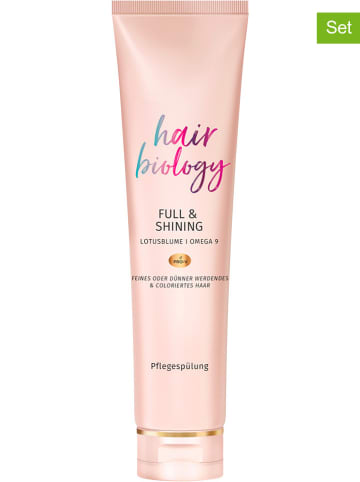 hair biology 2er-Set: Pflegespülungen "Full & Shining", je 160 ml
