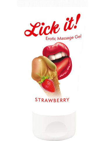 Lick it! Glijmiddel "Lick it! Strawberry" - 50 ml