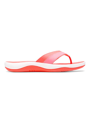 Clarks Japonki w kolorze czerwono-jasnoróżowym
