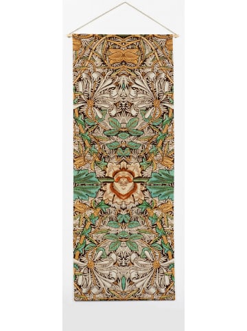 Tierra Bella Wandteppich "Victoria" in Beige/ Grün - (L)155 x (B)40 cm
