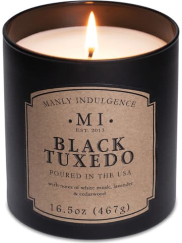 Colonial Candle Geurkaars "Black Tuxedo" zwart - 467 g