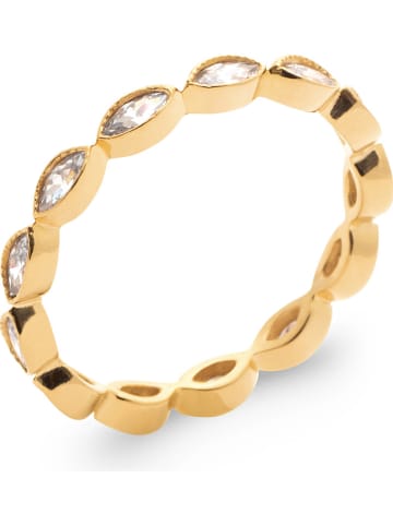 Lucette Vergulde ring met edelstenen