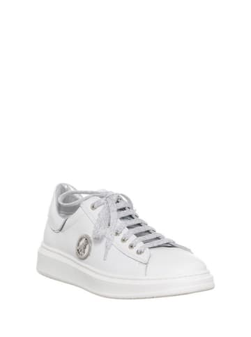 Patrizia Pepe Leren sneakers wit