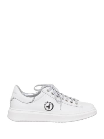 Patrizia Pepe Leren sneakers wit