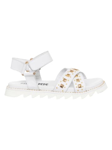 Patrizia Pepe Leren sandalen wit