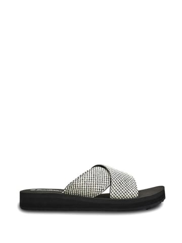 Brasileras Slippers zwart/wit/meerkleurig
