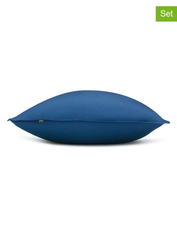 Zo!Home 2er-Set: Satin-Kissenbezüge "Satinado" in Blau