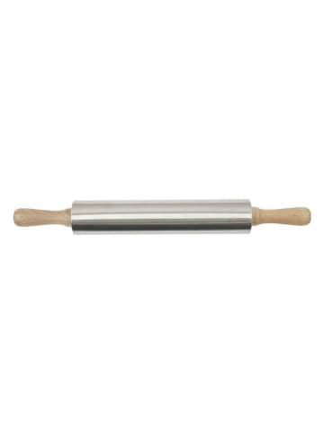 COOK CONCEPT Teigroller in Silber/ Natur - (L)43 cm