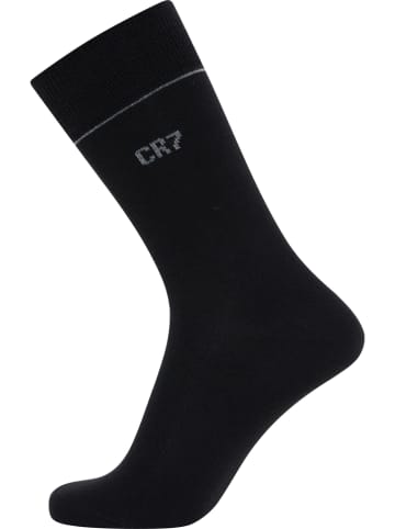 CR7 10er-Set: Socken in Schwarz