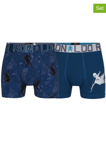 CR7 2er-Set: Boxershorts in Blau