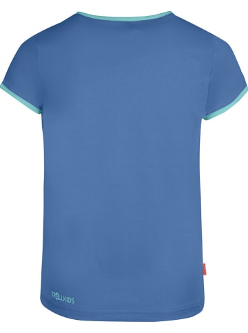 Trollkids Koszulka funkcyjna "Kroksand" w kolorze niebieskim