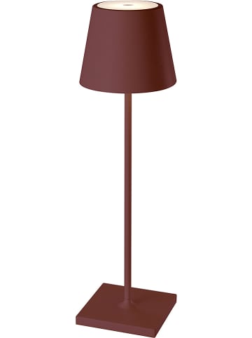 lumisky Lampa zewnętrzna LED "Kelly" w kolorze brązowym - wys. 38 x Ø 10 cm