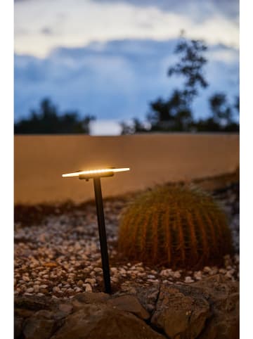 lumisky Lampy solarne LED (2 szt.) "UFO" w kolorze czarnym na trzonku - wys. 35 cm