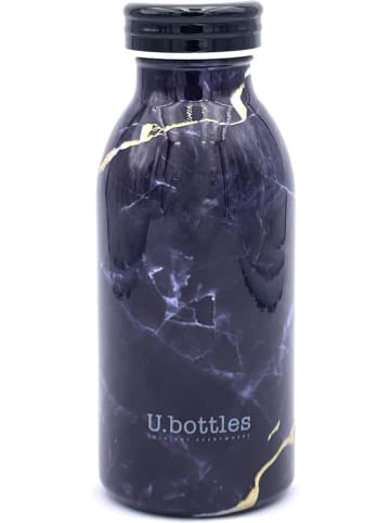 U.bottles Edelstahl-Isolierflasche in Schwarz - 350 ml